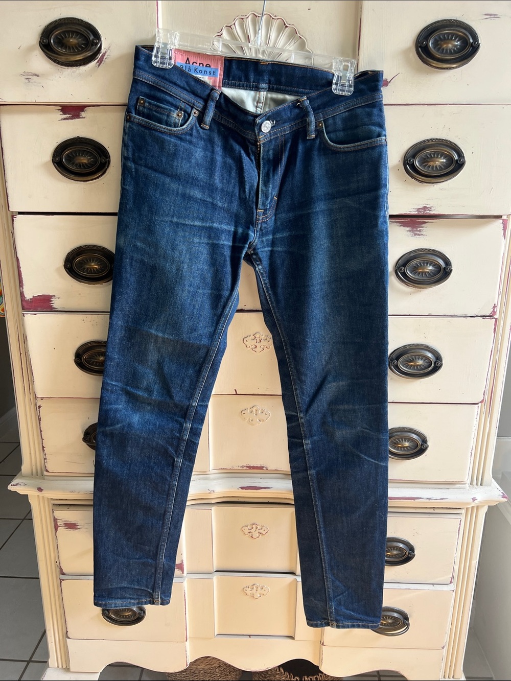 Acne Slim Dark Indigo Jeans